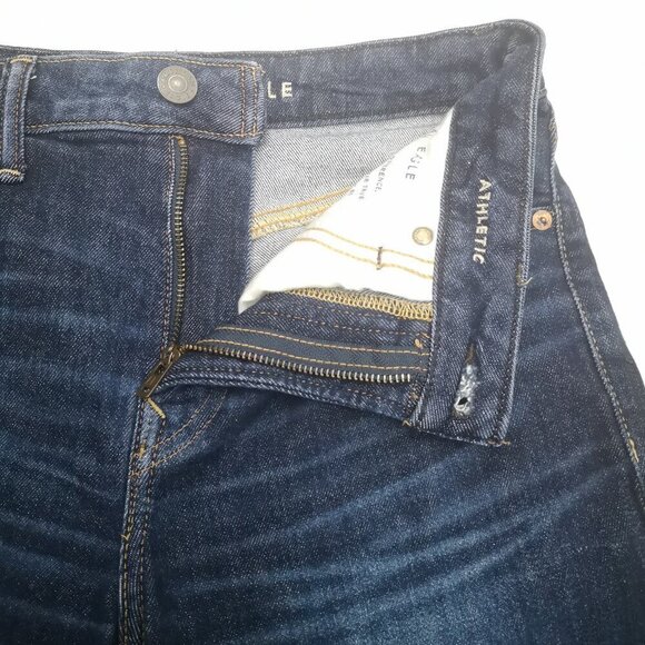 American Eagle Ne(x)t Level Ladies Size 28 Medium Wash Athletic Fit Jean Shorts - Picture 6 of 12